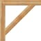 Ekena Millwork Traditional Block Rough Sawn Bracket, Western Red Cedar, 6"W x 48"D x 48"H BKT06X48X48TRA05RWR - alternate 3